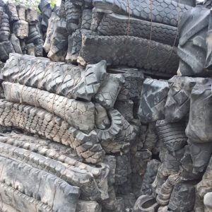 OTR tyres in baled form
